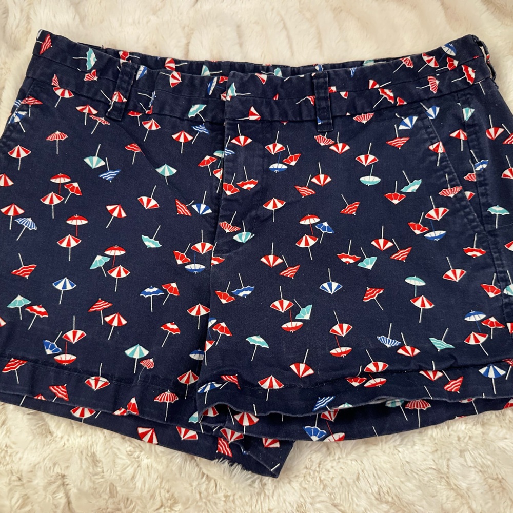 GAP Navy Umbrella Pattern Shorts